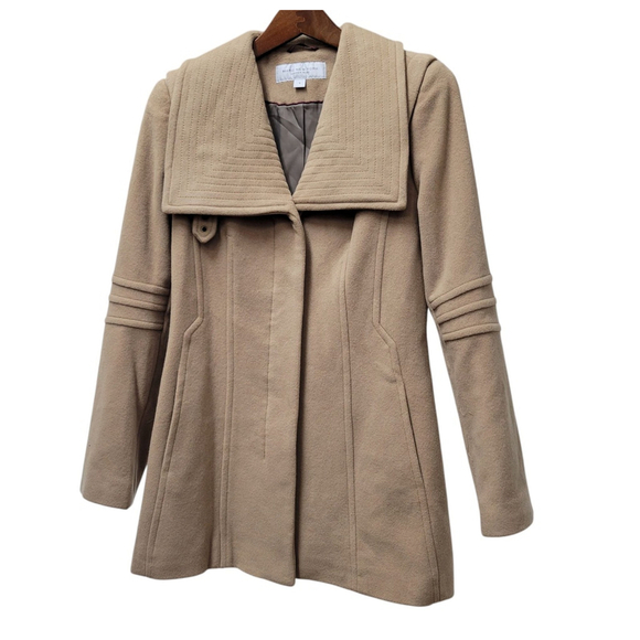 Andrew Marc New York Captive Wool Jacket Coat Camel Size 4 NWT $380 - Picture 5 of 16